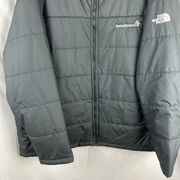 The North Face Insulated Jacket Men Big XXXL Black‎ Puffer Outdoors Astrazeneca - Picture 5 of 7